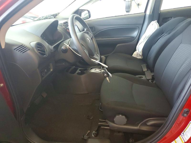2024 Mitsubishi Mirage VIN ML32FUFJ0RHF18824 COPART salvage auction — FRONT END, Fl - Certificate Of Destruction (P), sold $1,100 on 2026-07-13 (photo 7)