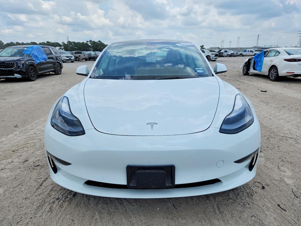 2022 Tesla Model 3 VIN 5YJ3E1EA4NF348642 COPART salvage auction — REAR END, Tx - Salvage Vehicle Title, sold $650 on 2026-07-24 (photo 5)