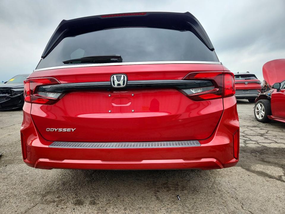 2025 Honda Odyssey VIN 5FNRL6H67SB007963 COPART salvage auction — FRONT END, Pa - Certificate Of Salvage, sold $11,900 on 2026-07-31 (photo 6)
