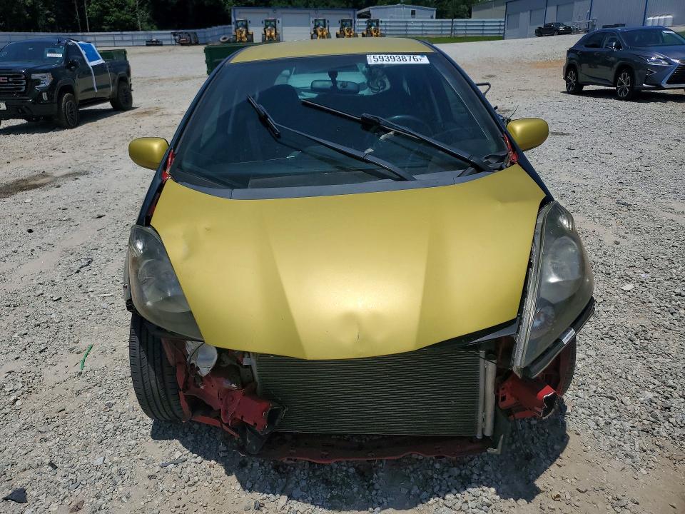 2012 Honda VIN JHMGE8H51CC001013 COPART salvage auction — FRONT END, GA - CERT OF TITLE-SALVAGE, sold $350 on 2026-07-29 (photo 5)