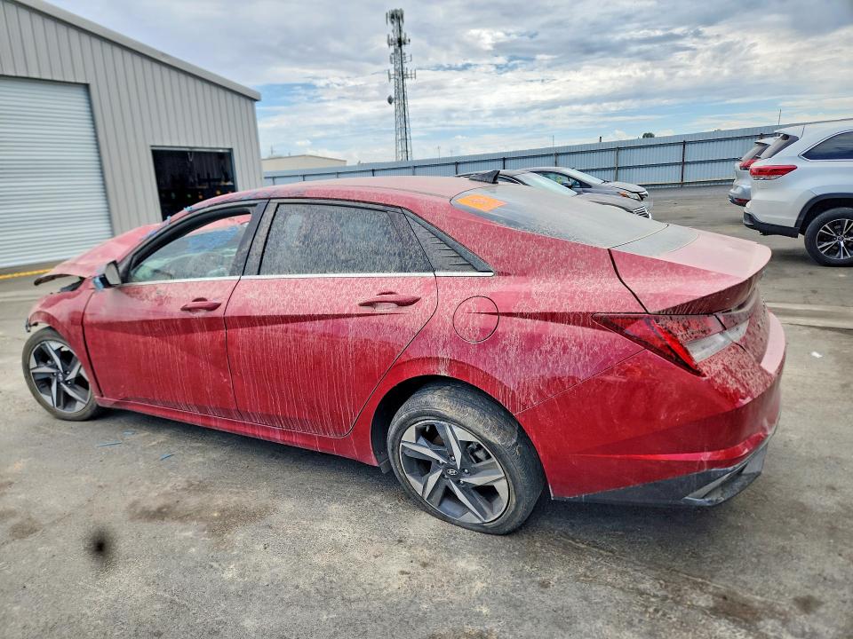 2021 Hyundai Elantra VIN KMHLN4AG8MU109883 COPART salvage auction — FRONT END, Ca - Dis/Dlr/Exp Only Lien Papers, sold $750 on 2026-07-30 (photo 2)