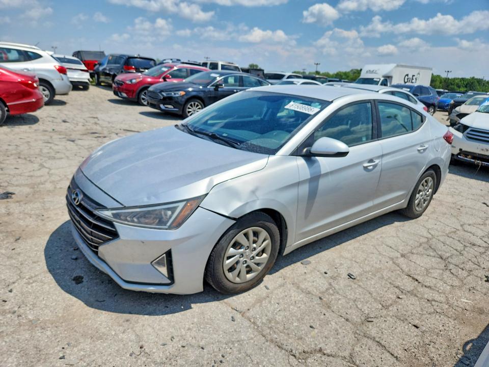 2019 Hyundai Elantra VIN KMHD74LF7KU796144 COPART salvage auction — FRONT END, In - Certificate Of Title, sold $1,650 on 2026-07-24 (photo 1)