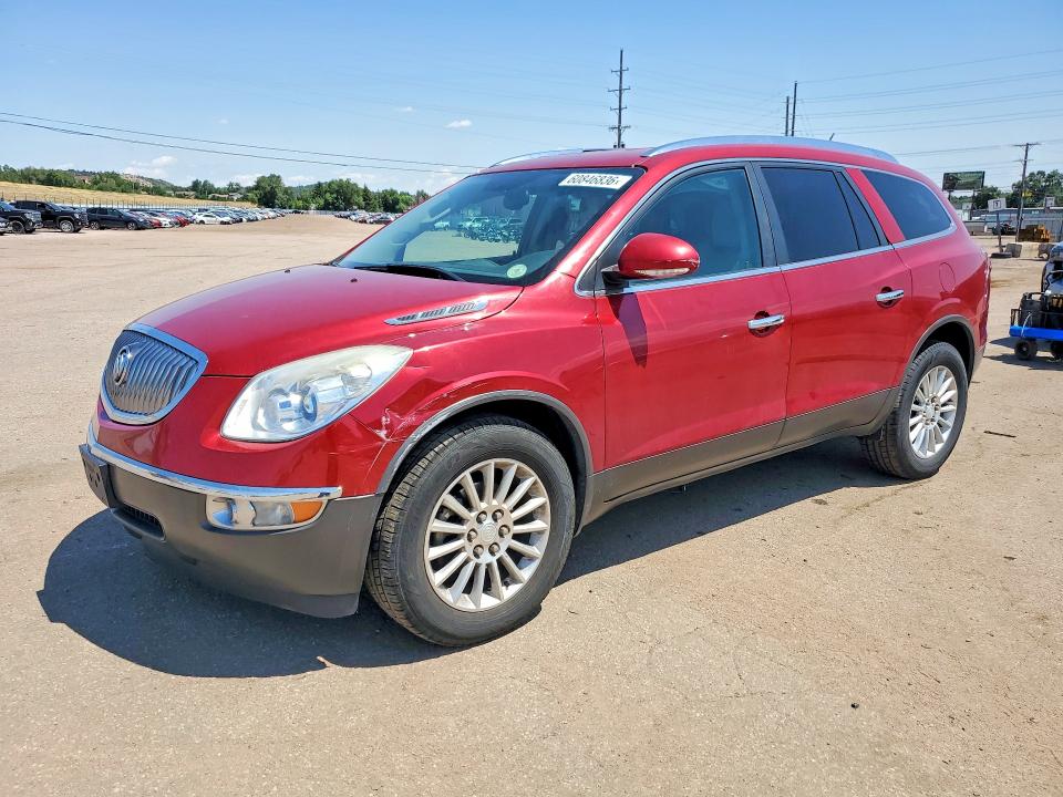 2012 Buick Enclave VIN 5GAKVCED6CJ397303 COPART salvage auction — SIDE, CO - SALVAGE TITLE, sold $1,200 on 2026-08-03 (photo 1)