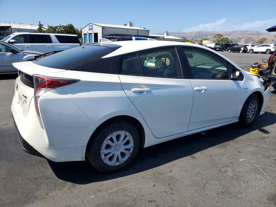 2016 Toyota Prius VIN JTDKBRFU7G3523669 COPART salvage auction — FRONT END, Ca - Salvage Certificate, sold $900 on 2026-07-30 (photo 3)