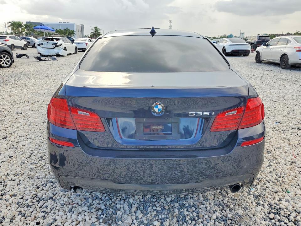 2014 BMW 5er VIN WBA5B1C52ED477636 COPART salvage auction — FRONT END, Salvage Title, sold $200 on 2026-07-31 (photo 6)