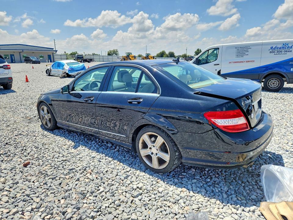 2010 Mercedes-benz C class VIN WDDGF8BB6AR094219 COPART salvage auction — REAR END, FL - CERT OF TITLE SLVG REBUILDABLE, sold $15 on 2026-07-31 (photo 2)