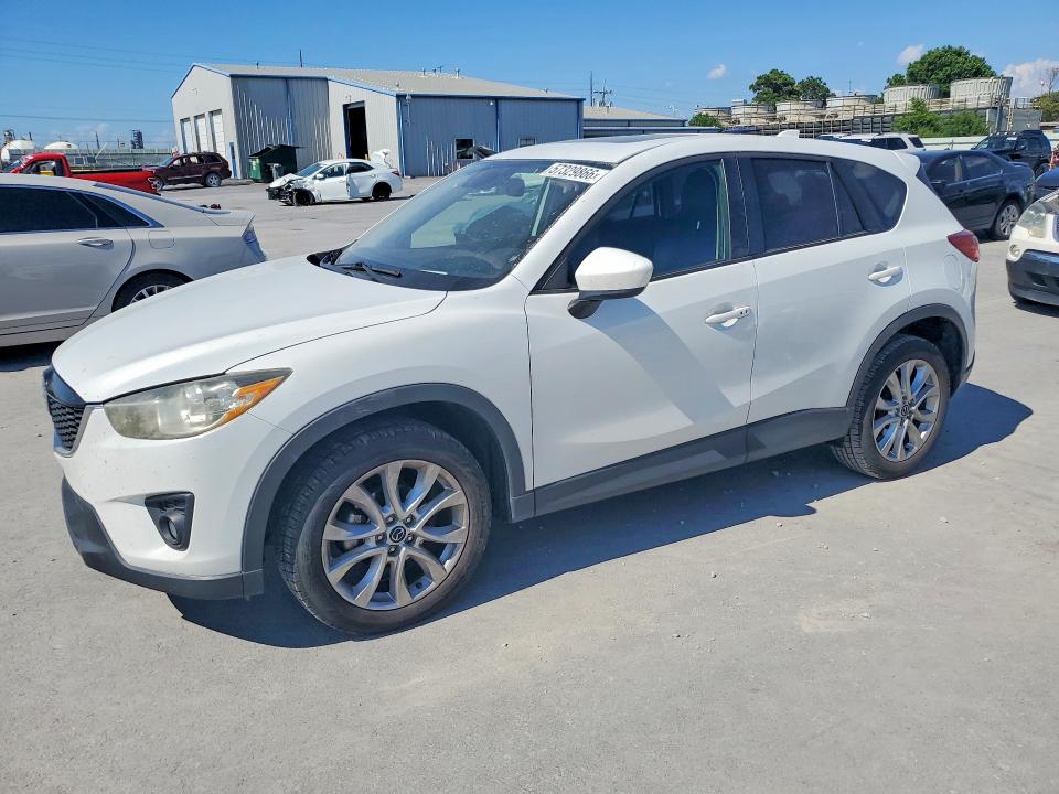 2014 Mazda Cx-5 VIN JM3KE2DY1E0390630 COPART salvage auction — HAIL, Ok - Cert Of Title-Salvage, sold $2,950 on 2026-07-22 (photo 1)