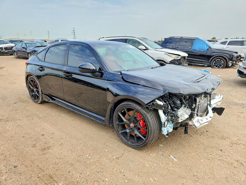 2025 Honda Civic VIN JHMFL5G42SX009248 COPART salvage auction — FRONT END, Tx - Salvage Vehicle Title, sold $5,200 on 2026-07-21 (photo 4)