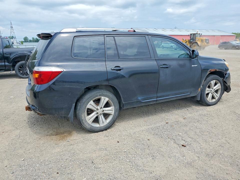 2008 Toyota Highlander VIN JTEES43A682035634 COPART salvage auction — MECHANICAL, On - Permit No Brand - Unfit, sold $1,800 on 2026-07-30 (photo 3)