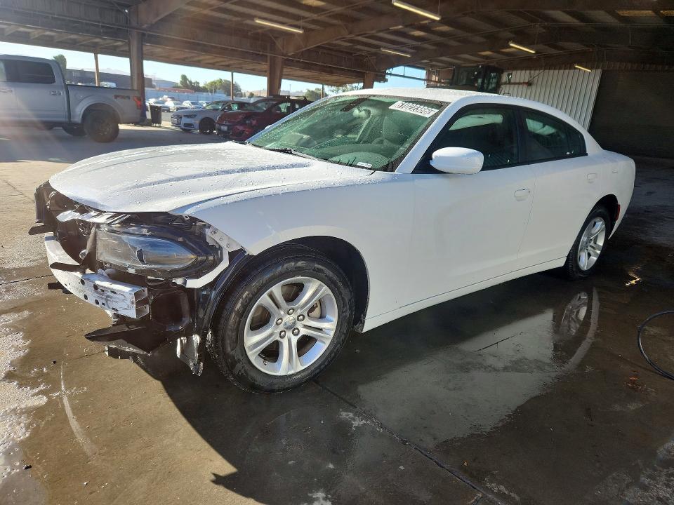 2022 Dodge Charger VIN 2C3CDXBG5NH247770 COPART salvage auction — FRONT END, Ca - Certificate Of Title, sold $15 on 2026-07-27 (photo 1)