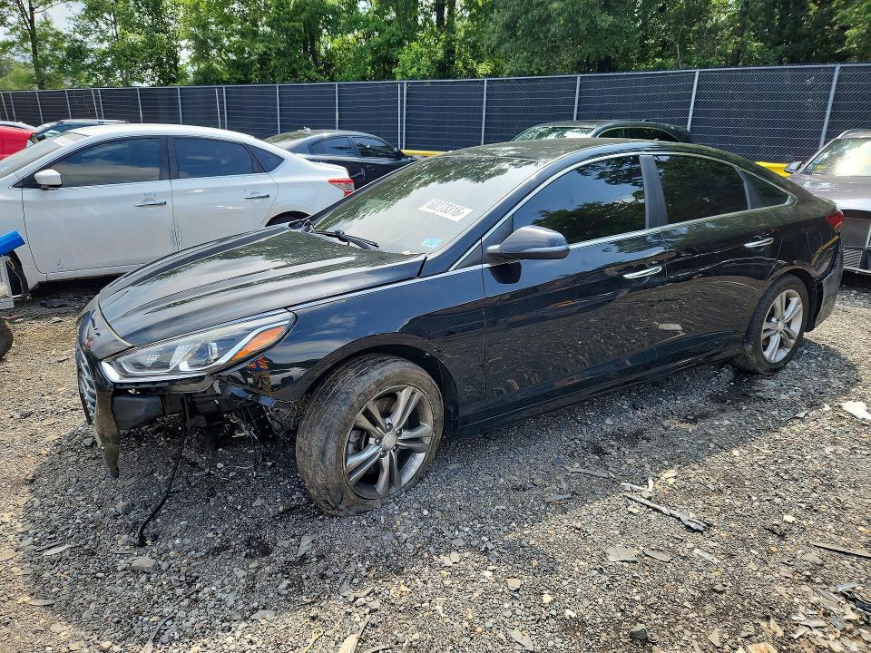 2018 Hyundai Sonata VIN 5NPE34AF4JH650798 COPART salvage auction — FRONT END, Md - Cert Of Salvage > 75% Damage, sold $700 on 2026-07-31 (photo 1)