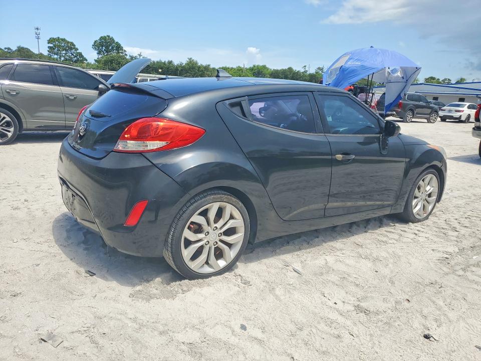2013 Hyundai Veloster VIN KMHTC6AD9DU130880 COPART salvage auction — MECHANICAL, Fl - Certificate Of Title (P), sold $250 on 2026-07-29 (photo 3)