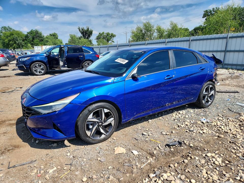 2023 Hyundai Elantra VIN 5NPLS4AG4PH098246 COPART salvage auction — REAR END, Il - Certificate Of Title, sold $4,650 on 2026-07-31 (photo 1)