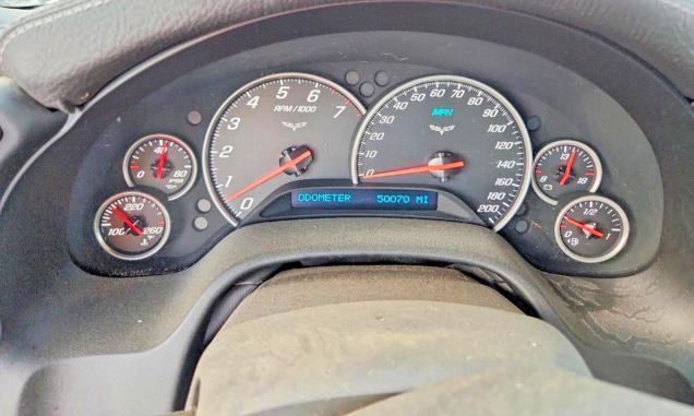 2009 Chevrolet Corvette VIN 1G1YY26W695101295 COPART salvage auction — SIDE, TX - SALVAGE VEHICLE TITLE (P), sold $14,900 on 2026-08-27 (photo 9)