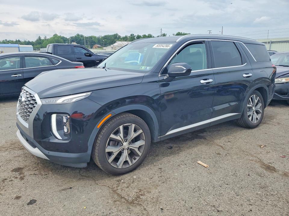 2022 Hyundai Palisade VIN KM8R4DHE2NU344122 COPART salvage auction — FRONT END, Pa - Certificate Of Salvage, sold $6,200 on 2026-07-17 (photo 1)