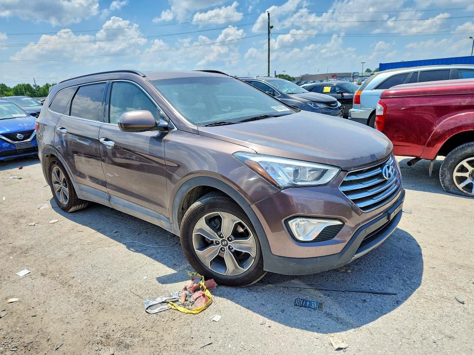 2014 Hyundai Santa fe VIN KM8SMDHF9EU043986 COPART salvage auction — MECHANICAL, IN - CERTIFICATE OF TITLE, sold $900 on 2026-07-24 (photo 4)