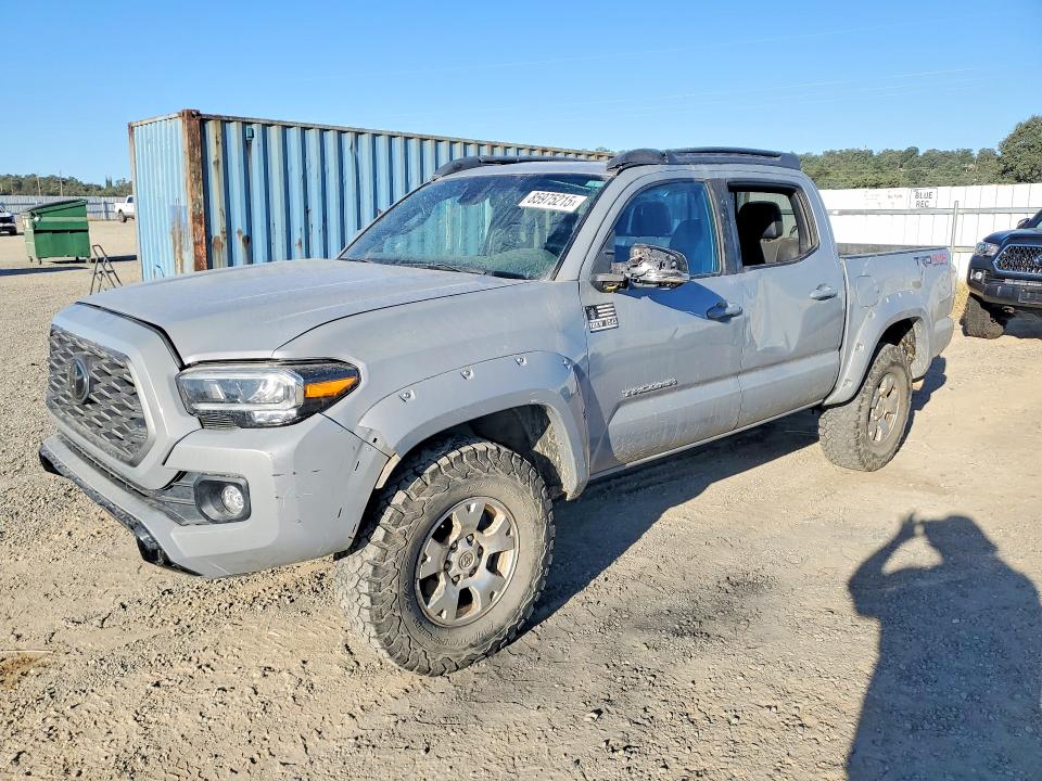 2021 Toyota Tacoma VIN 3TYCZ5AN2MT015925 COPART salvage auction — ROLLOVER, Ca - Salvage Certificate, sold $15,100 on 2026-07-31 (photo 1)