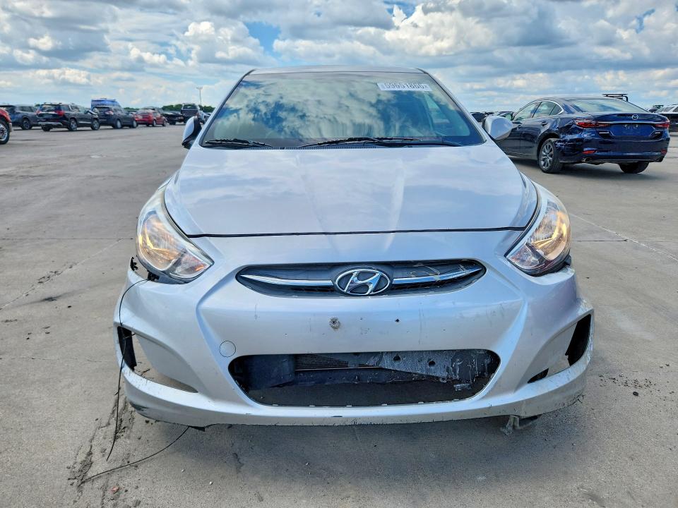 2017 Hyundai Accent VIN KMHCT4AE7HU286516 COPART salvage auction — FRONT END, Tx - Certificate Of Title (P), sold $750 on 2026-07-30 (photo 5)