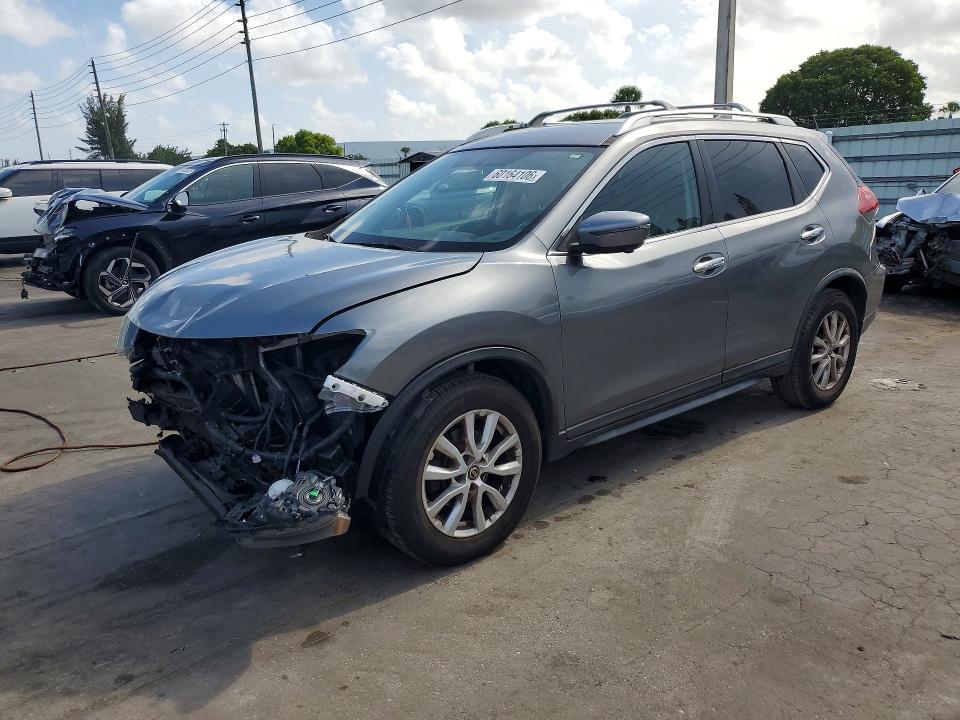2018 Nissan Rogue VIN KNMAT2MT5JP530307 COPART salvage auction — FRONT END, Fl - Cert Of Title Slvg Rebuildable, sold $2,500 on 2026-07-27 (photo 1)