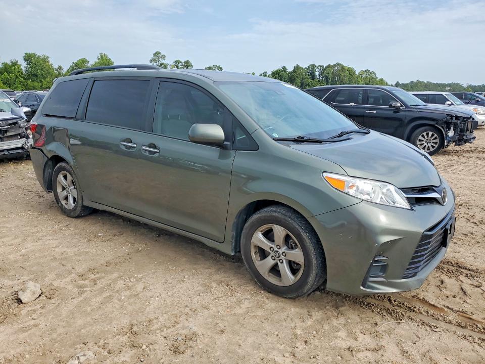 2019 Toyota Sienna VIN 5TDKZ3DC6KS981830 COPART salvage auction — REAR END, Tx - Salvage Vehicle Title, sold $4,600 on 2026-07-28 (photo 4)