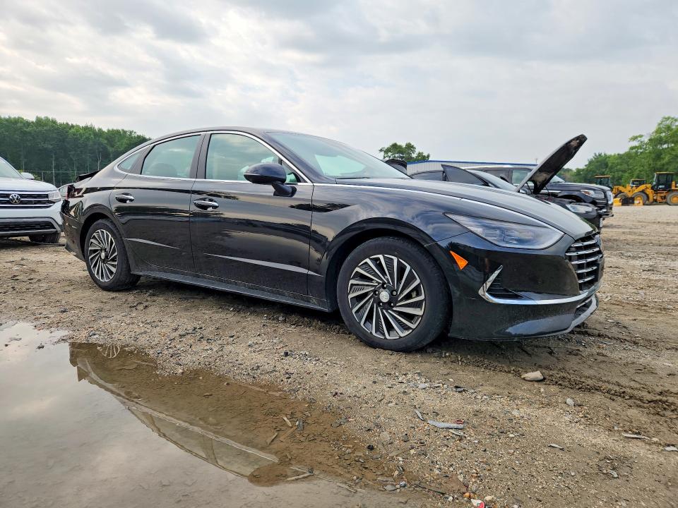 2021 Hyundai Sonata VIN KMHL54JJ8MA034020 COPART salvage auction — REAR END, VA - CERT OF TITLE - SALVAGE, sold $5,500 on 2026-07-28 (photo 4)