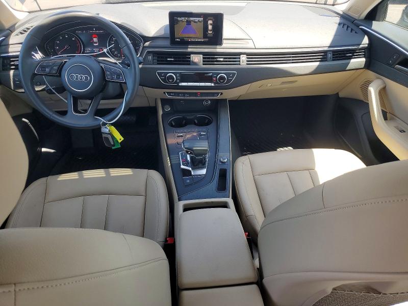 2018 Audi A4 VIN WAULMAF42JN009043 COPART salvage auction — UNDERCARRIAGE, CA - SALVAGE CERTIFICATE, sold $6,200 on 2026-07-15 (photo 8)