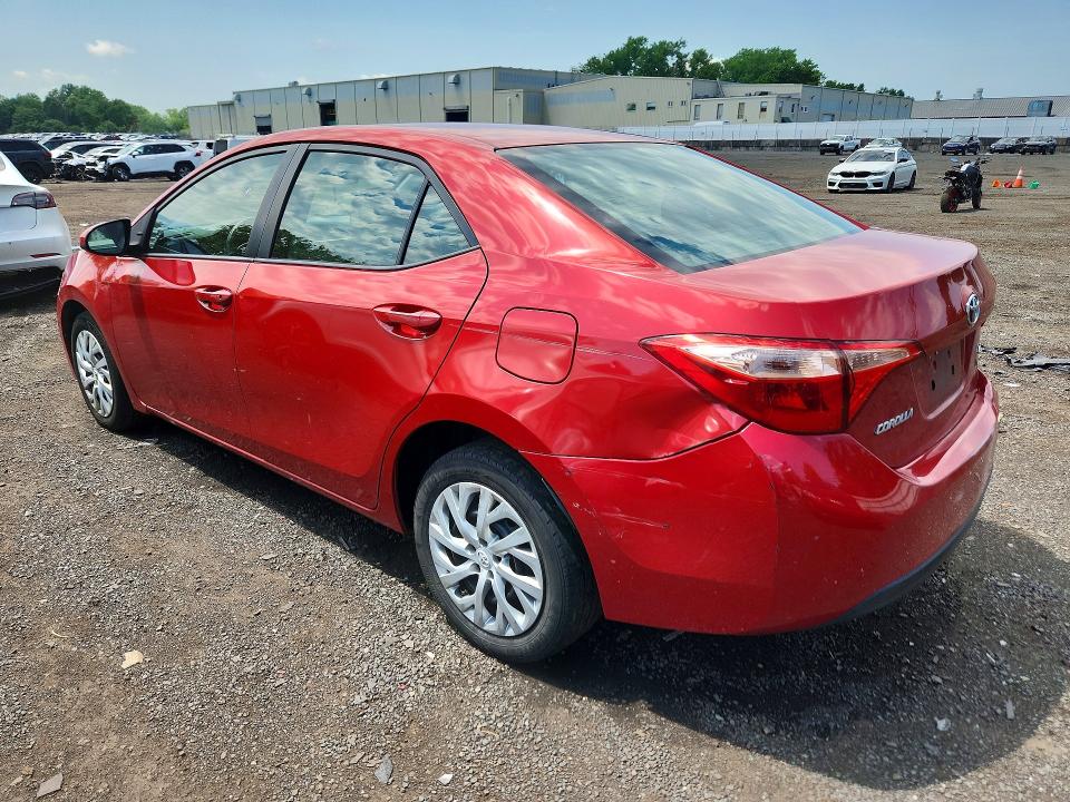 2017 Toyota Corolla VIN 5YFBURHE2HP637717 COPART salvage auction — REAR END, Ct - Cert Of Title-Salvage, sold $2,200 on 2026-07-14 (photo 2)
