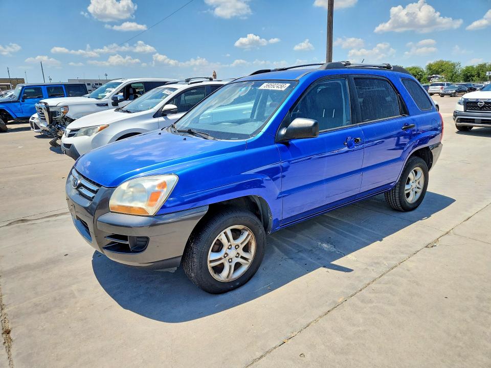 2007 Kia Sportage VIN KNDJF723577363110 COPART salvage auction — NORMAL WEAR, Tx - Certificate Of Title, sold $1,050 on 2026-07-09 (photo 1)