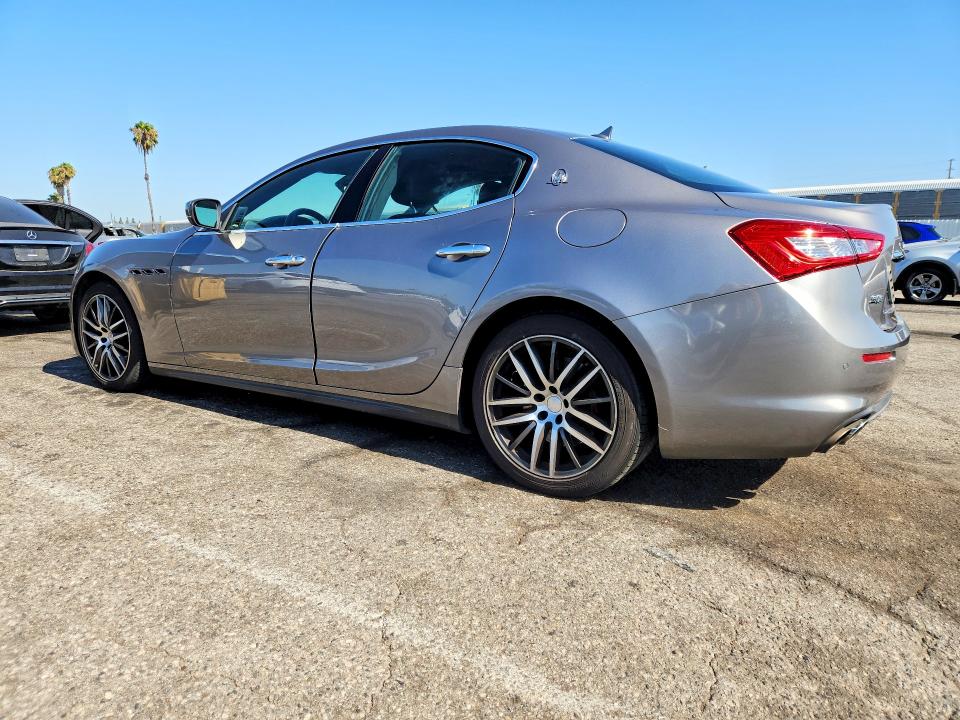 2018 Maserati Ghibli VIN ZAM57YTA8J1286322 COPART salvage auction — MINOR DENT/SCRATCHES, Ca - Dis/Dlr/Exp Only Clean Title, sold $1,350 on 2026-07-28 (photo 2)