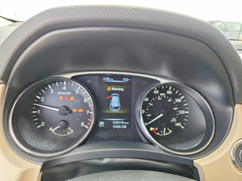2016 Nissan Rogue VIN JN8AT2MT7GW005526 COPART salvage auction — FRONT END, GA - CERT OF TITLE-SALVAGE, sold $275 on 2026-07-29 (photo 9)