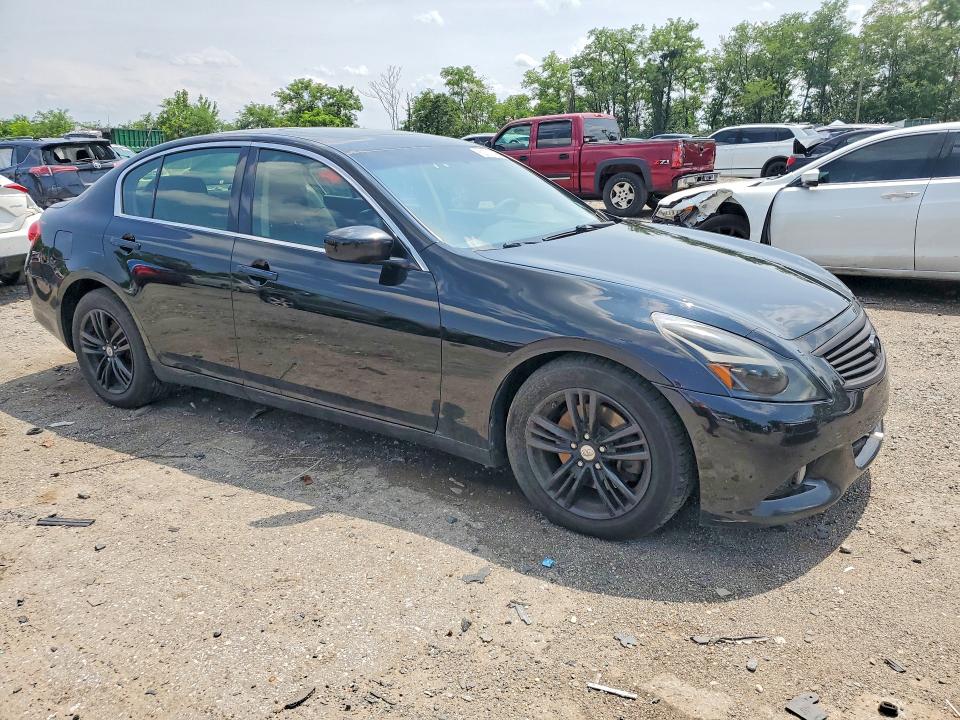 2013 Infiniti G37 VIN JN1CV6AR0DM757836 COPART salvage auction — MINOR DENT/SCRATCHES, Md - Cert Of Title-Rebuilt Salvage, sold $400 on 2026-07-28 (photo 4)