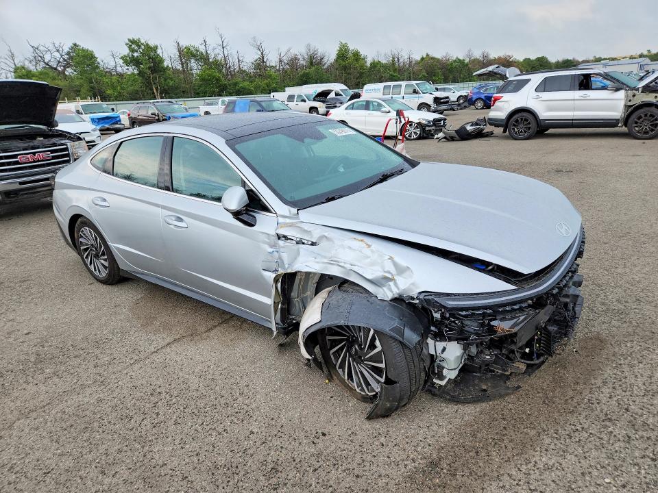 2024 Hyundai Sonata VIN KMHL54JJ4RA095307 COPART salvage auction — FRONT END, Ny - Mv-907A Salvage Certificate, sold $8,100 on 2026-07-20 (photo 4)