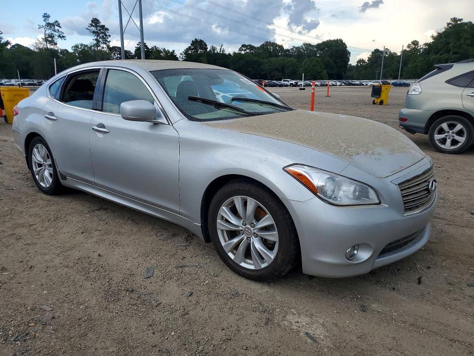 2011 Infiniti M37 VIN JN1BY1AP2BM325525 COPART salvage auction — WATER/FLOOD, LA - CERT OF TITLE-SALVAGE FLOOD, sold $125 on 2026-07-24 (photo 4)