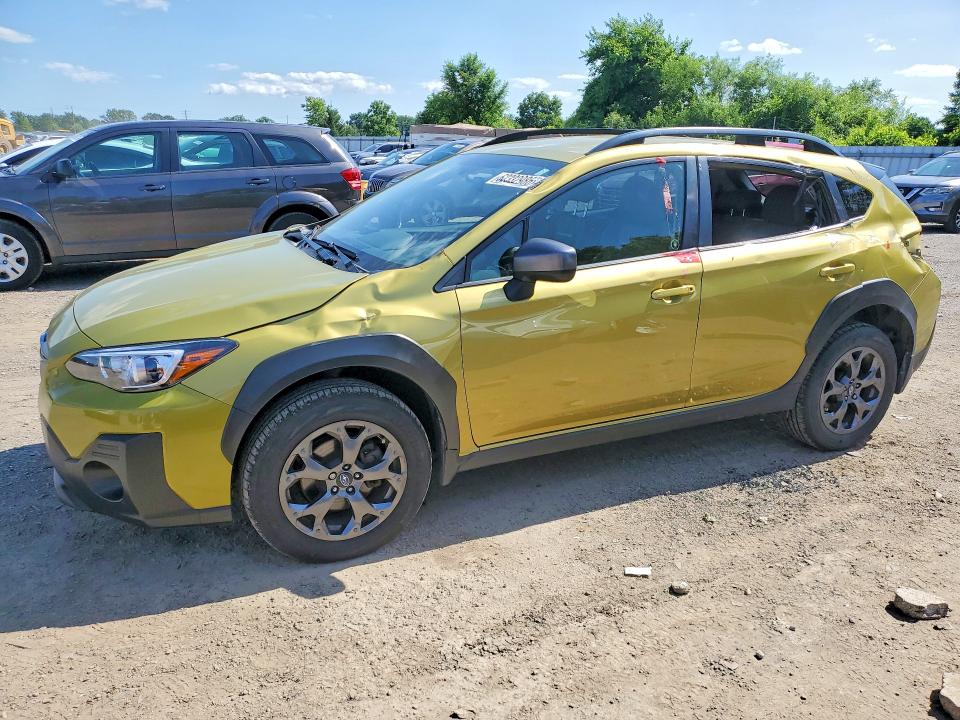 2021 Subaru Crosstrek VIN JF2GTHSC0MH288624 COPART salvage auction — SIDE, On - Permit No Brand - Unfit, sold $7,300 on 2026-08-06 (photo 1)