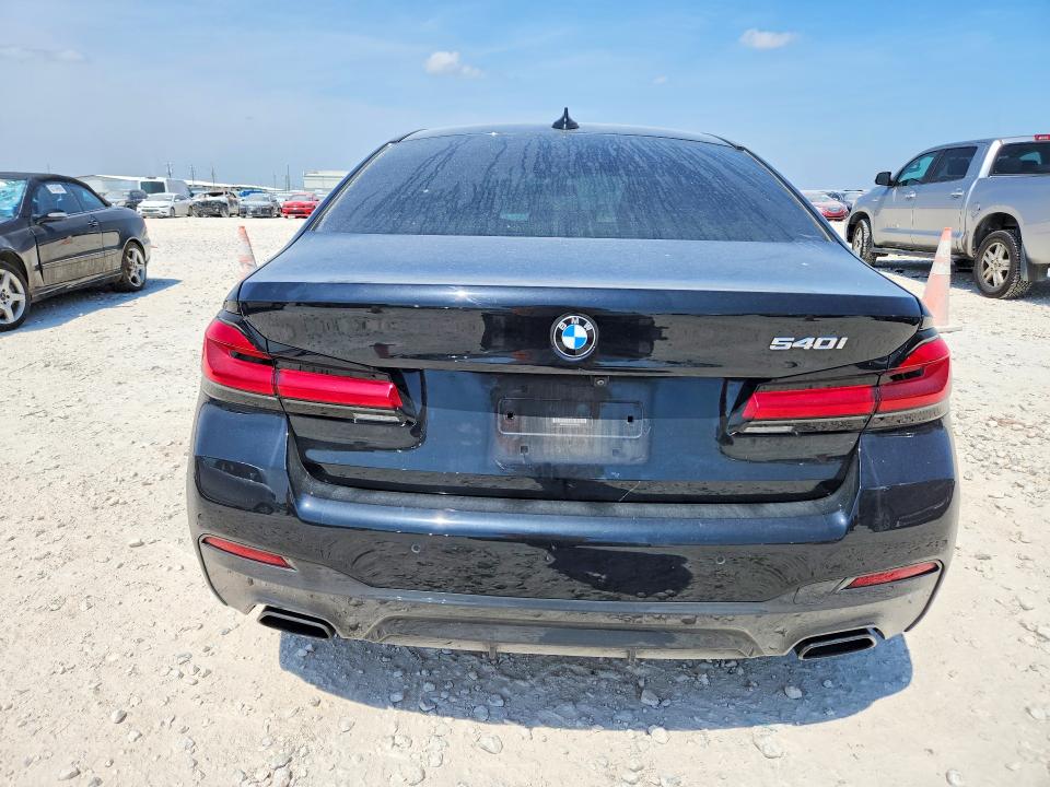 2022 BMW 5er VIN WBA53BJ04NCH72532 COPART salvage auction — SIDE, TX - SALVAGE VEHICLE TITLE (P), sold $24,100 on 2026-08-20 (photo 6)