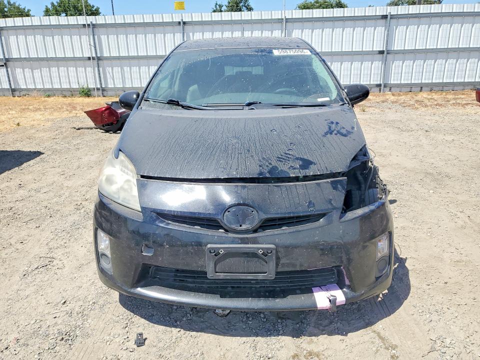 2010 Toyota Prius VIN JTDKN3DU7A0050744 COPART salvage auction — SIDE, CA - SALVAGE CERTIFICATE, sold $525 on 2026-07-14 (photo 5)