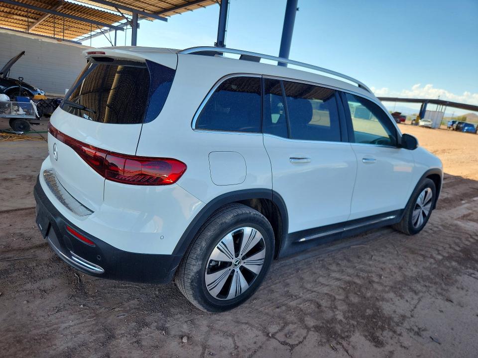 2024 Mercedes-benz Eqb VIN W1N9M0CB0RN095516 COPART salvage auction — MINOR DENT/SCRATCHES, Az - Certificate Of Title, sold $12,300 on 2026-07-28 (photo 3)