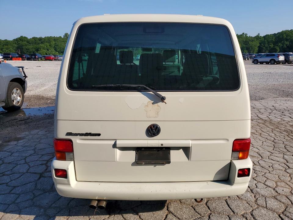 2002 Volkswagen Eurovan VIN WV2KB47092H001928 COPART salvage auction — WATER/FLOOD, PA - CERT OF SALVAGE-W=FLOOD VEH, sold $500 on 2026-08-17 (photo 6)