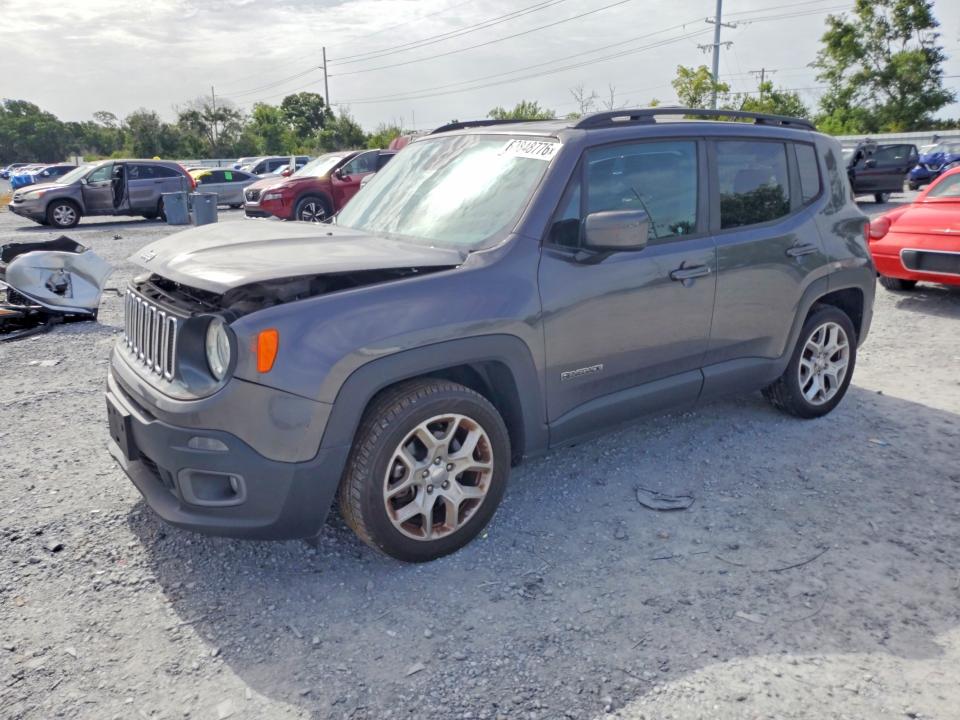 2017 Jeep Renegade VIN ZACCJABB6HPF31742 COPART salvage auction — FRONT END, Salvage Title, sold $15 on 2026-07-24 (photo 1)