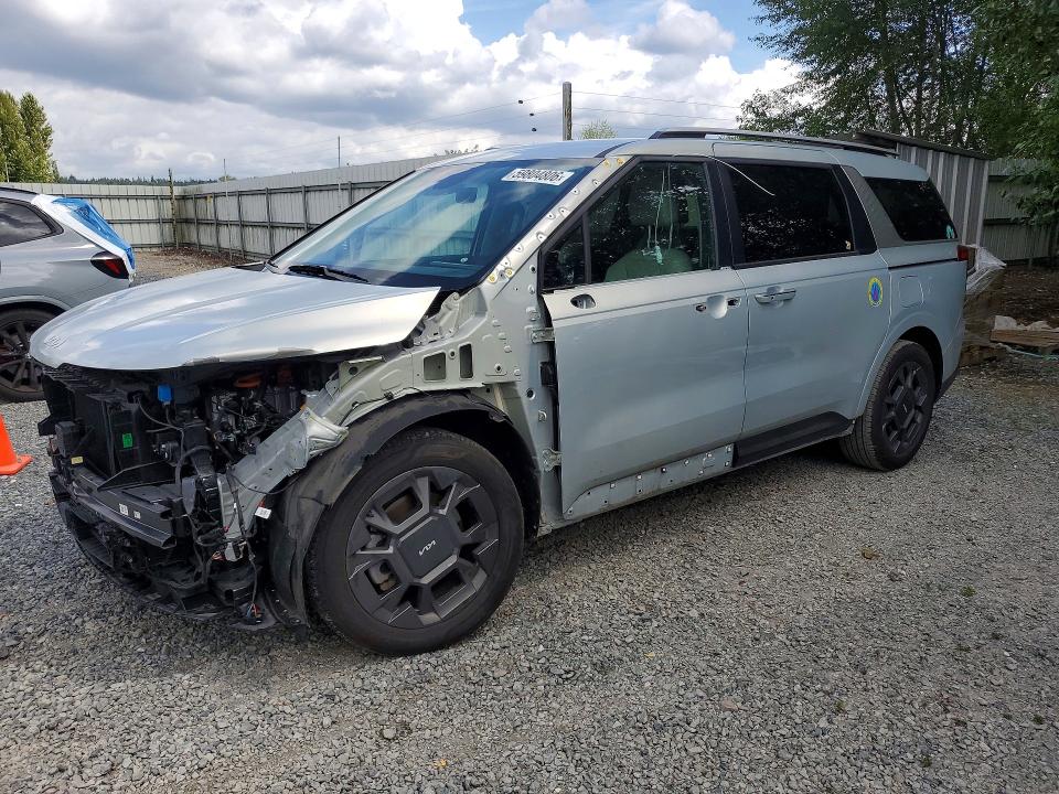 2025 Kia Carnival VIN KNDNC5KA4S6079706 COPART salvage auction — FRONT END, Wa - Bill Of Sale, sold $15,200 on 2026-07-13 (photo 1)