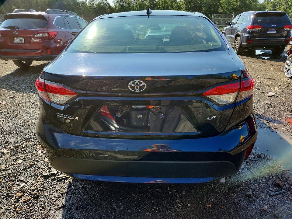 2020 Toyota Corolla VIN JTDEPRAE2LJ064605 COPART salvage auction — FRONT END, Md - Cert Of Salvage > 75% Damage, sold $300 on 2026-07-28 (photo 6)