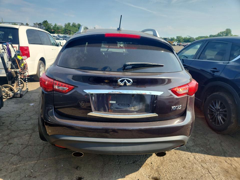 2009 Infiniti Fx35 VIN JNRAS18W99M156329 COPART salvage auction — FRONT END, NY - CERT OF TITLE-SALVAGE, sold $775 on 2026-07-17 (photo 6)
