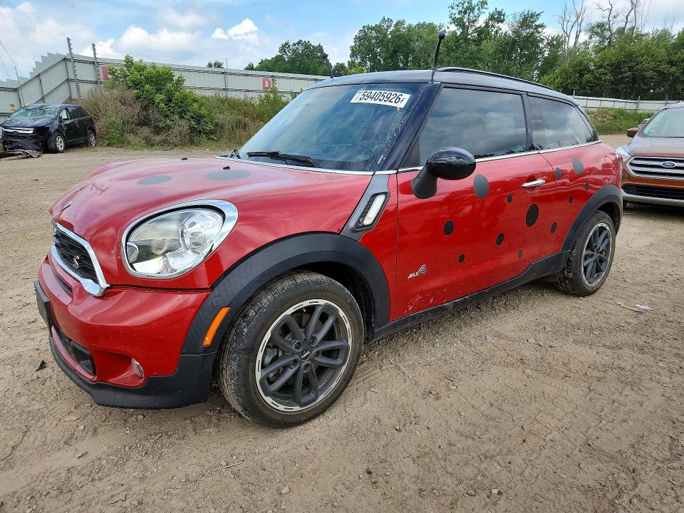 2015 Mini Cooper VIN WMWSS7C52FWS44545 COPART salvage auction — FRONT END, Mi - Certificate Of Title, sold $3,350 on 2026-08-12 (photo 1)