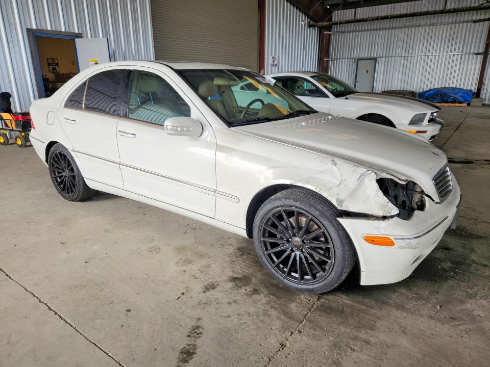 2002 Mercedes-benz C class VIN WDBRF64J22F249121 COPART salvage auction — FRONT END, CA - SALVAGE CERTIFICATE, sold $250 on 2026-07-27 (photo 4)