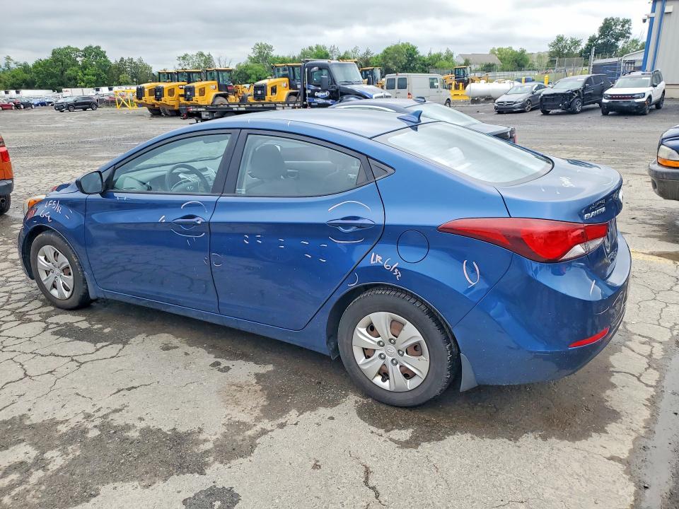 2016 Hyundai Elantra VIN KMHDH4AE5GU492874 COPART salvage auction — SIDE, Pa - Certificate Of Salvage, sold $1,900 on 2026-07-10 (photo 2)