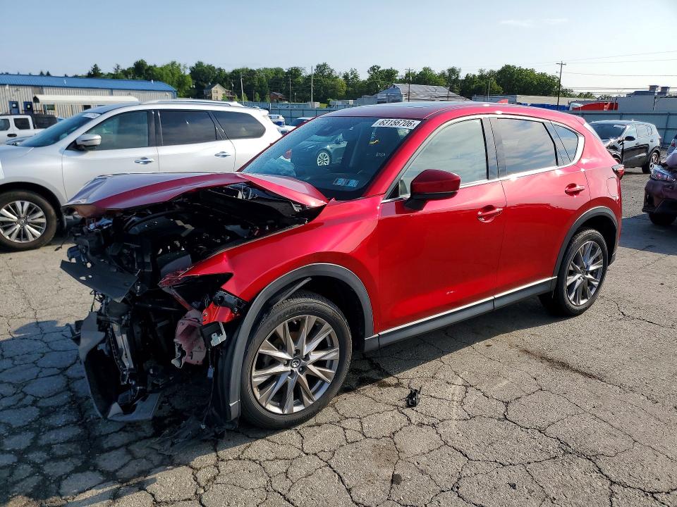 2021 Mazda Cx-5 VIN JM3KFBDM3M0412653 COPART salvage auction — FRONT END, Pa - Certificate Of Salvage, sold $3,200 on 2026-09-11 (photo 1)