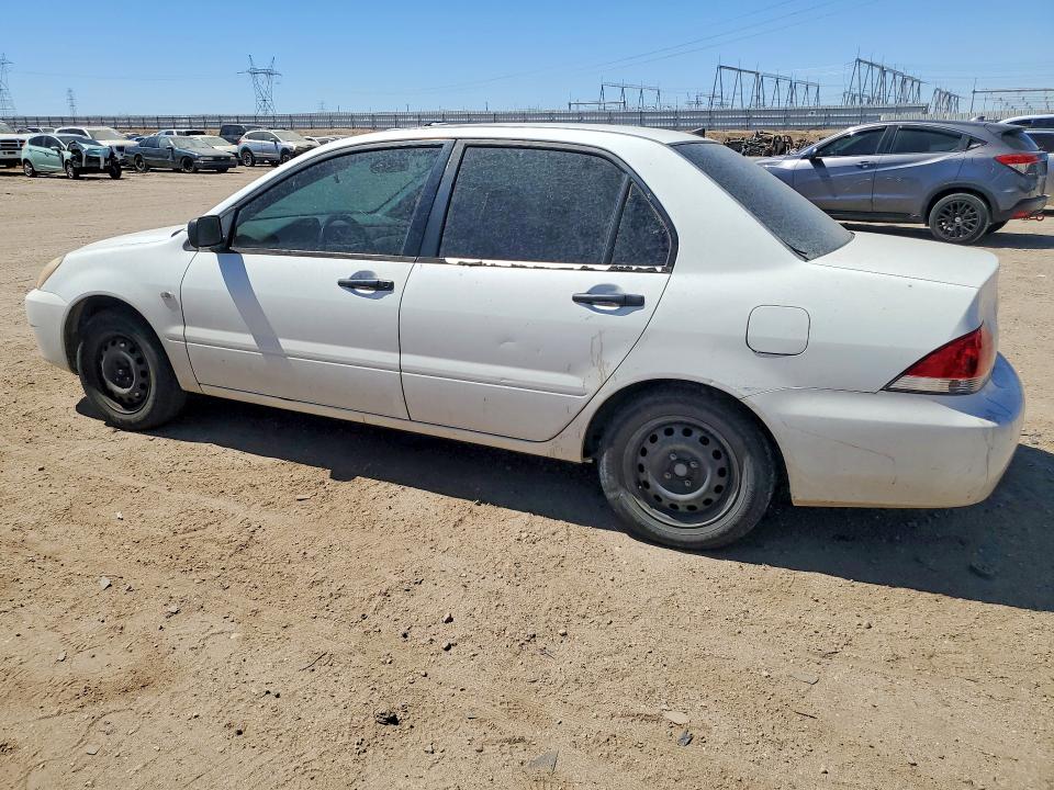 2005 Mitsubishi Lancer VIN JA3AJ26EX5U006239 COPART salvage auction — UNDERCARRIAGE, CA - SALVAGE CERTIFICATE, sold $250 on 2026-08-03 (photo 2)
