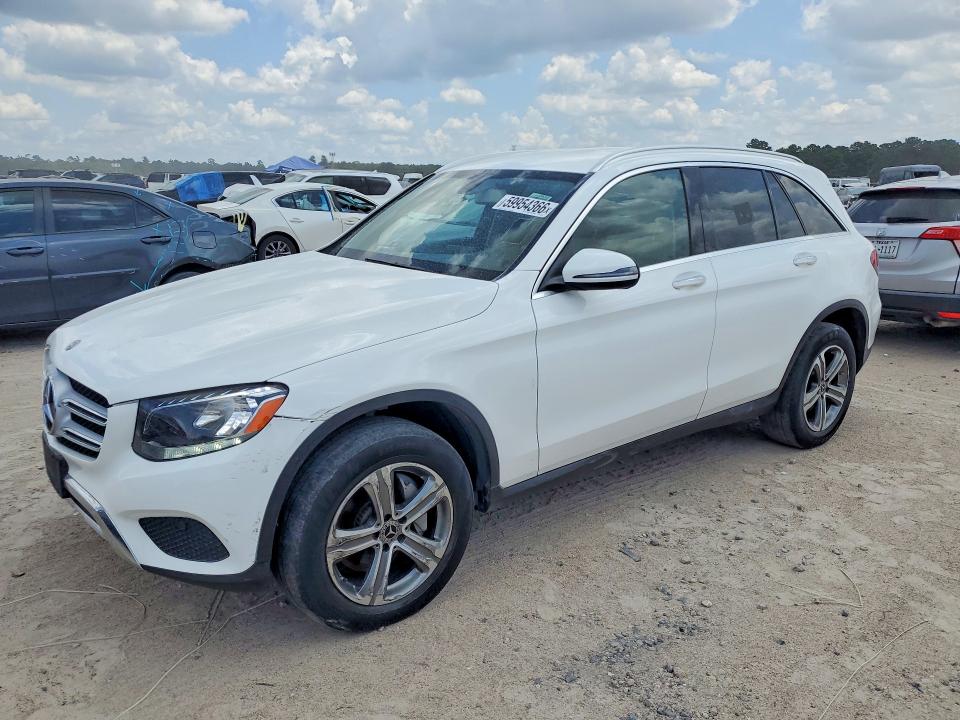 2019 Mercedes-benz Glc VIN WDC0G4JB4KV136327 COPART salvage auction — FRONT END, Tx - Certificate Of Title (P), sold $7,700 on 2026-07-31 (photo 1)