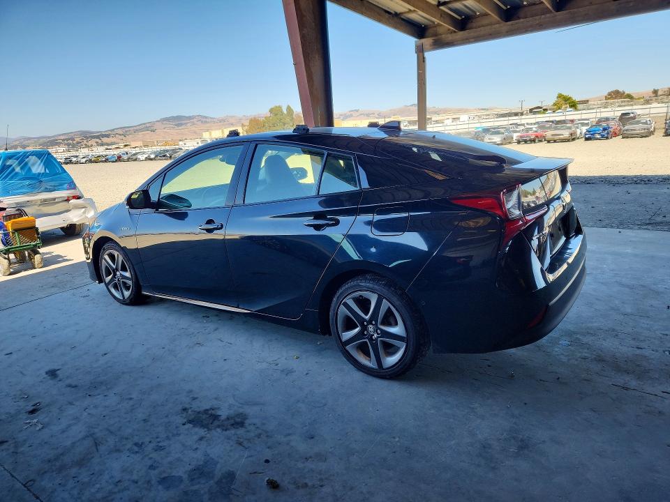 2022 Toyota Prius VIN JTDKAMFU0N3180402 COPART salvage auction — REAR END, CA - SALVAGE CERTIFICATE, sold $9,500 on 2026-08-20 (photo 2)