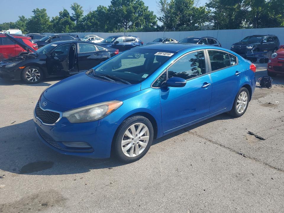 2014 Kia VIN KNAFX4A67E5205385 COPART salvage auction — HAIL, Mo - Certificate Of Title, sold $1,656 on 2026-07-10 (photo 1)